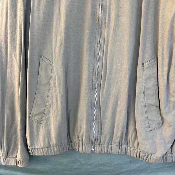 EUC Club Monaco Cotton Bomber Jacket Size M - Picture 7 of 9